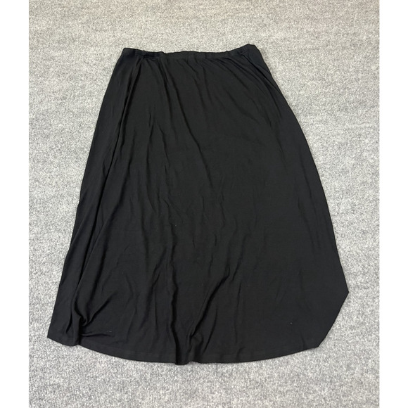 Eileen Fisher Midi Skirt XL Minimalist Scandi Capsule Grunge Academia Flowy Luxe - Picture 2 of 11